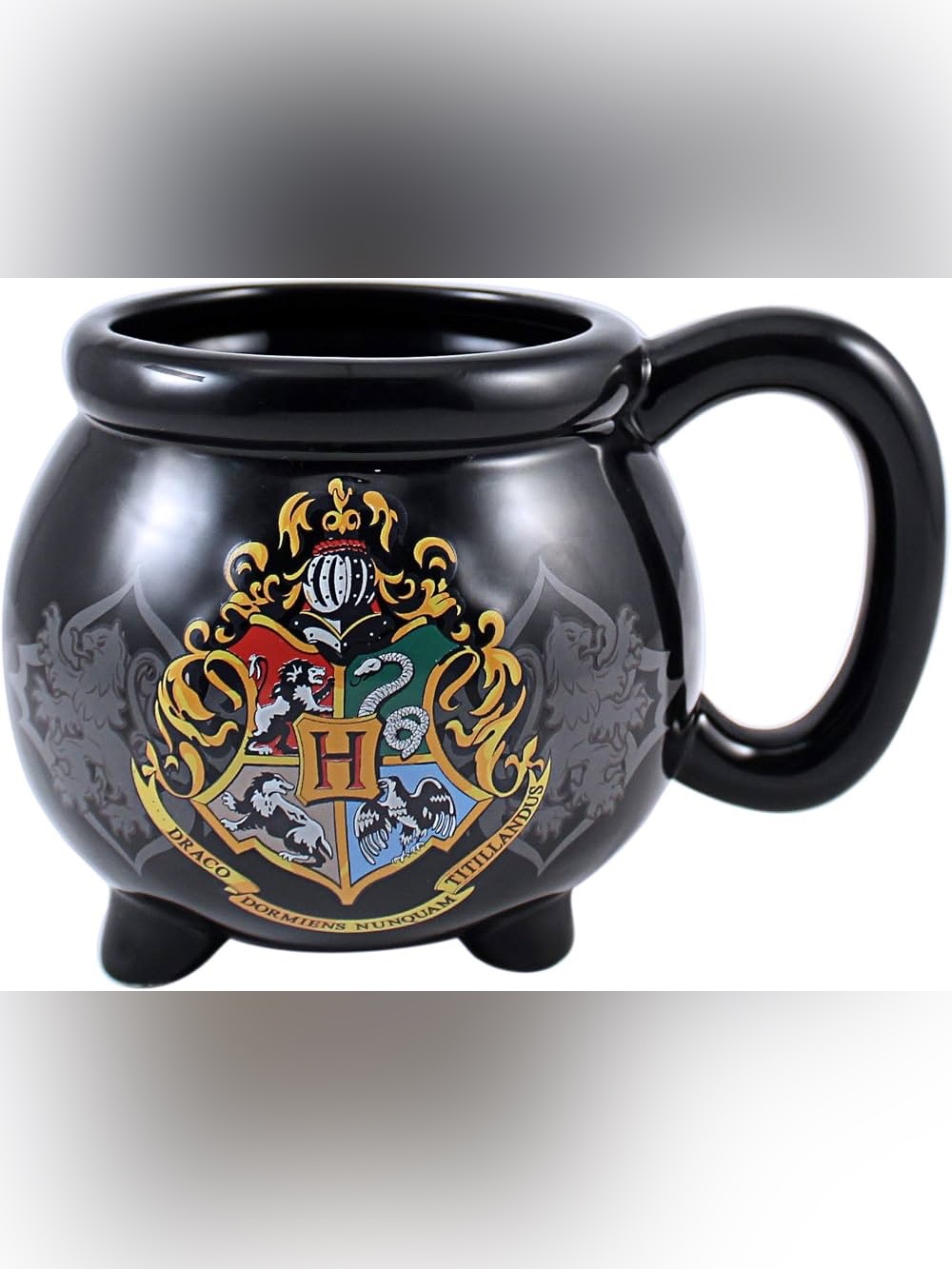 5/$25 Harry Potter Hogwarts Crest 3D Sculpted Cauldron Ceramic Mug